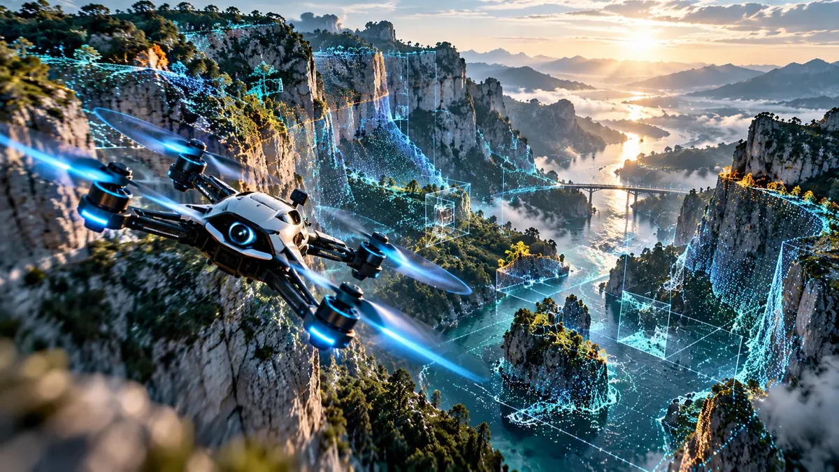 Vimberia concept illustration — autonomous visual intelligence 2